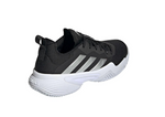 Adidas Women's Barricade Tennis Shoes Black and Silver Metallic