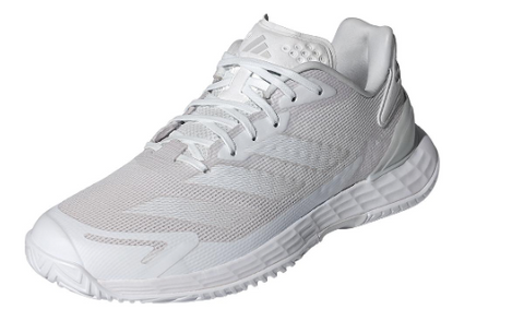 Adidas Womens Defiant Speed 2 Tennis Shoes White and Grey One