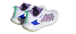 Adidas Women's Defiant Speed Tennis Shoes Footwear White and Violet Fusion