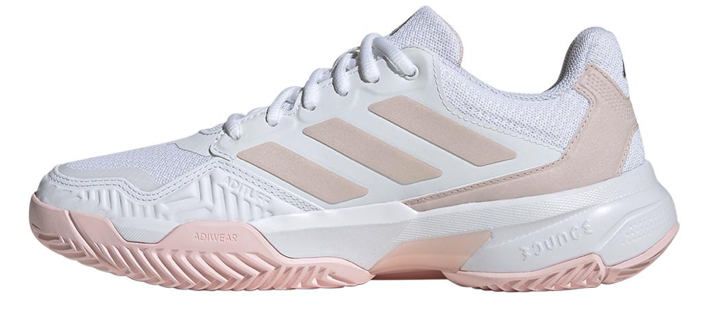 Adidas Womens CourtJam Control 3 Tennis Shoes Semi Flash Aqua and White (copia)