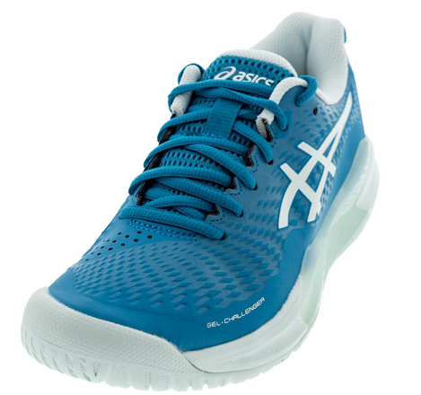 Asics Womens Gel-Challenger 14 Tennis Shoes Teal Blue and Soothing Sea