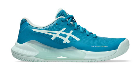 Asics Womens Gel-Challenger 14 Tennis Shoes Teal Blue and Soothing Sea