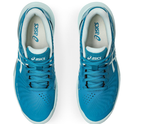 Asics Womens Gel-Challenger 14 Tennis Shoes Teal Blue and Soothing Sea