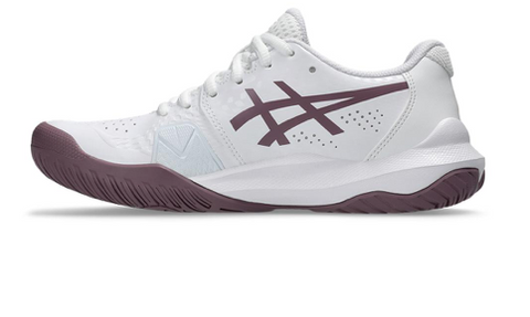 Asics Womens Gel-Challenger 14 Tennis Shoes White and Dusty Mauve