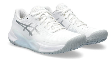 Asics Women's Gel-Challenger 14 Tennis Shoes White and Pure Silver