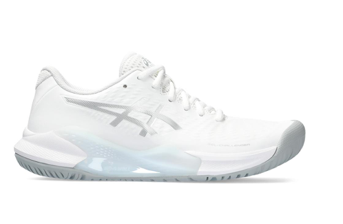 Asics Women's Gel-Challenger 14 Tennis Shoes White and Pure Silver