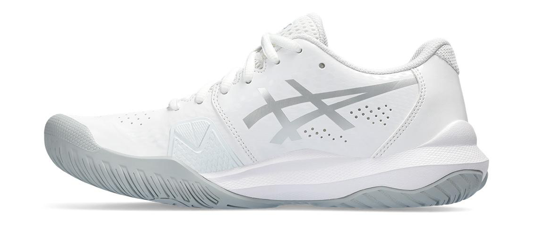 Asics Women's Gel-Challenger 14 Tennis Shoes White and Pure Silver
