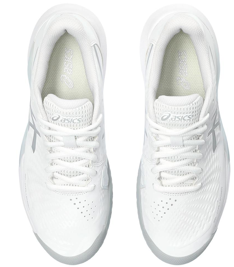 Asics Women's Gel-Challenger 14 Tennis Shoes White and Pure Silver