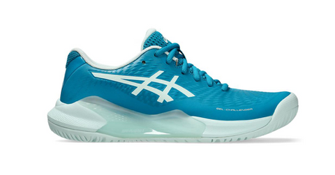 Asics Womens Gel-Challenger 14 Clay Tennis Shoes Teal Blue and Soothing Sea