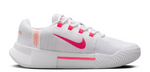 Nike Womens Zoom GP Challenge 1 Tennis Shoes White and Hot Punch