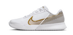 Nike Women's Air Zoom Vapor Pro 2 WMB Tennis Shoes White and Metallic Gold