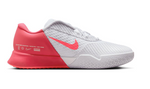 Nike Womens Air Zoom Vapor Pro 2 Tennis Shoes White and Crimson Tint