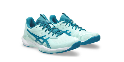 Asics Womens Solution Speed FF 3 Tennis Shoes Soothing Sea and Teal Blue