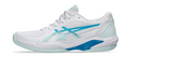 Asics Womens Solution Swift FF 2 Tennis Shoes White and Soothing Sea