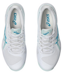 Asics Womens Solution Swift FF 2 Tennis Shoes White and Soothing Sea