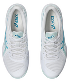 Asics Womens Solution Swift FF 2 Tennis Shoes White and Soothing Sea