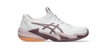 Asics Womens Court FF 3 Tennis Shoes White and Watershed Rose