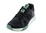 On Women's The Roger Clubhouse Pro Tennis Shoes Black and Green