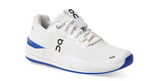 On Women's THE ROGER Pro Tennis Shoe White and Indigo