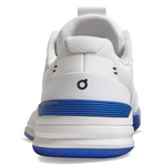 On Women's THE ROGER Pro Tennis Shoe White and Indigo