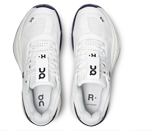On Women's THE ROGER Pro Tennis Shoes White and Acai