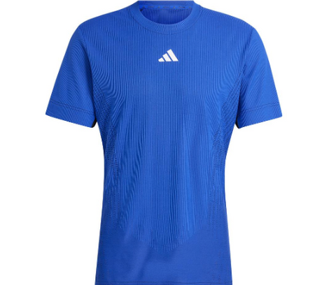 Adidas Mens Pro Airchill Tennis Top Lucid Blue and Black