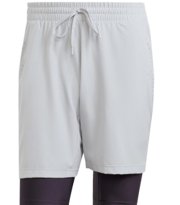 Adidas Mens Short and Tight Tennis Set Grey