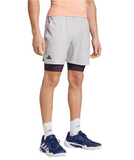 Adidas Mens Short and Tight Tennis Set Grey