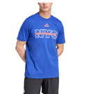 Adidas Mens NYC Graphic Tennis Tee Lucid Blue