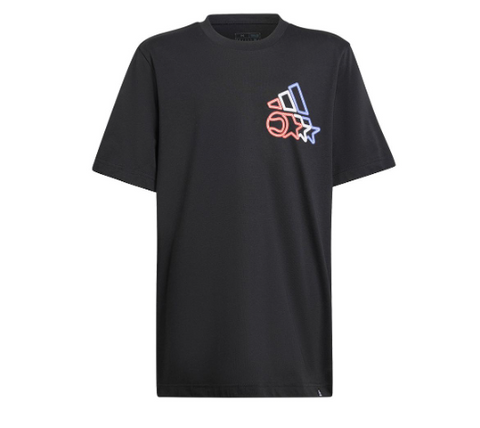 Adidas Mens City Graphic Tennis Tee Black