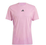 Adidas Mens Pro Airchill Tennis Top Semi Pink Spark and Preloved Purple