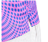 Adidas Mens Club Graphic Tennis Top Purple Burst and Lucid Blue