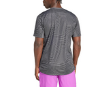 Adidas Mens Club Graphic Tennis Top Carbon and Black