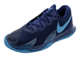 Men`s Rafa Zoom Vapor Cage 4 Tennis Shoes Blue Void and Laser Blue