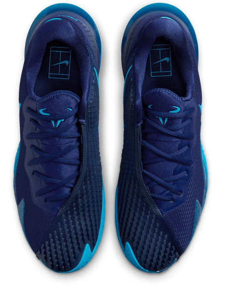 Men`s Rafa Zoom Vapor Cage 4 Tennis Shoes Blue Void and Laser Blue