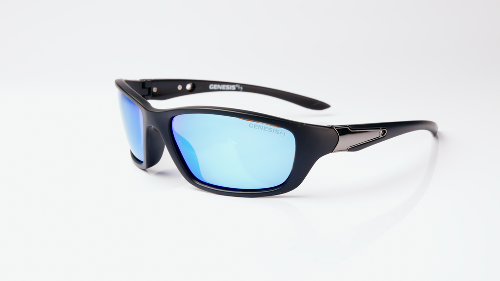 Lentes de Sol GENESIS Delray Negro/Azul Linea 2024