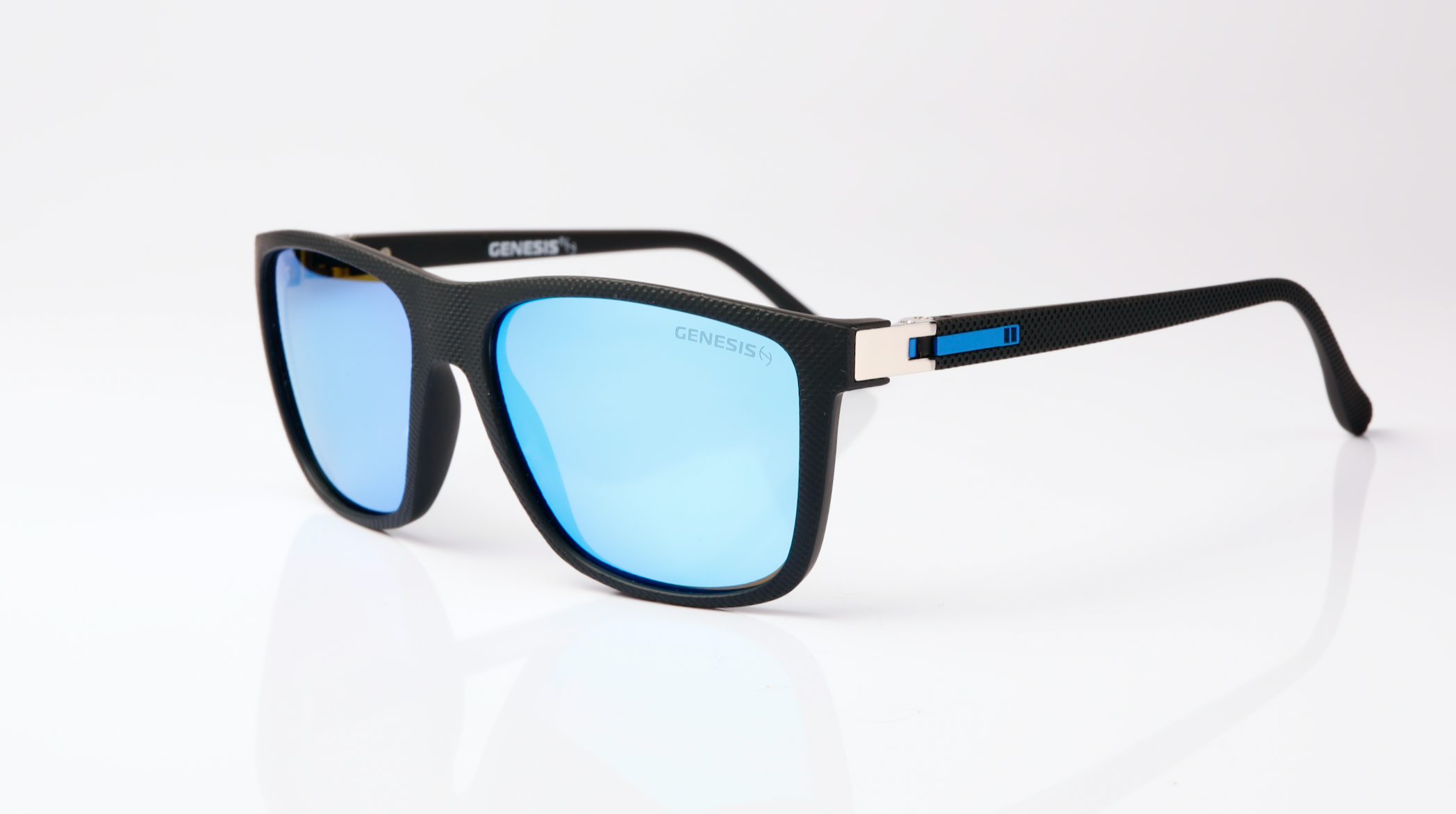 Lentes de Sol GENESIS Dubai NEGRO/Azul  Linea 2024