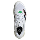 Men's Adizero Ubersonic 5 Tennis Shoes White and Black