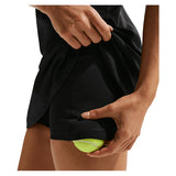 Women's Court Dri-FIT Advantage Strap Tennis Dress Black and White