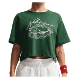 Women's Court Slam Crop Tennis Tee