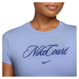 Women's Court Heritage Tennis Tee Aluminum