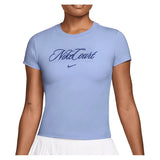 Women's Court Heritage Tennis Tee Aluminum