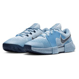 Men's Paris Zoom GP Challenge 1.5 Premium Clay Tennis Shoes Hydrogen Blue and Midnight Navy