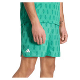 Men's Club Graphic 7 Inch Tennis Shorts Semi Court Green