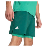 Men's Club 2IN1 Tennis Shorts Collegiate Green