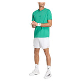 Men's London Graphic Tennis Top Court Green