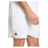 Men's Club Graphic 9 Inch Tennis Shorts White and Dash Grey