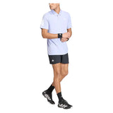 Men's Club 3 Stripe Tennis Polo Violet Tone