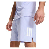 Men's Club 3 Stripe 7 Inch Tennis Short Violet Tone