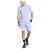 Men's Club 3 Stripe 7 Inch Tennis Short Violet Tone